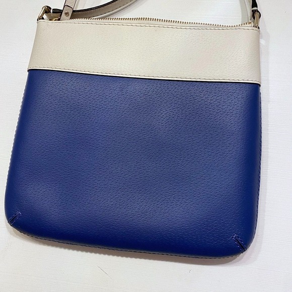 Genuine Kate Spade Women’s Roma Grove Street Colorblock Crossbody Blue/White Bag - Picture 5 of 11